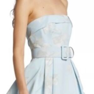 Sachin + Babi Light Blue Floral Maxi Skirt